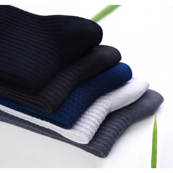 Tất Vớ Cổ Cao Nam Bamboo Cao Cấp Signature UPPER YOU Công Nghệ Không Đường May Mềm Mại Mát Gấp 4 Lần - SNM4005 - Hình ảnh 8