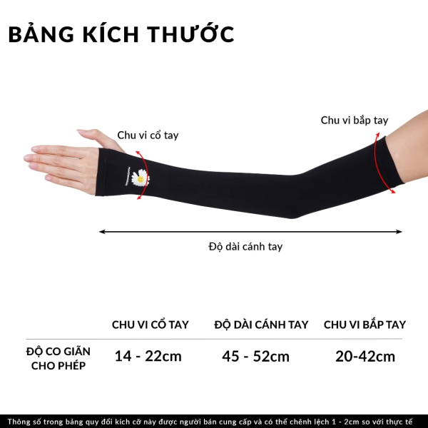 Găng Tay Chống Nắng Họa Tiết UPPER YOU Xỏ Ngón Chất Liệu Thun Lạnh Co Giãn 4 Chiều - OTX02 - Hình ảnh 4